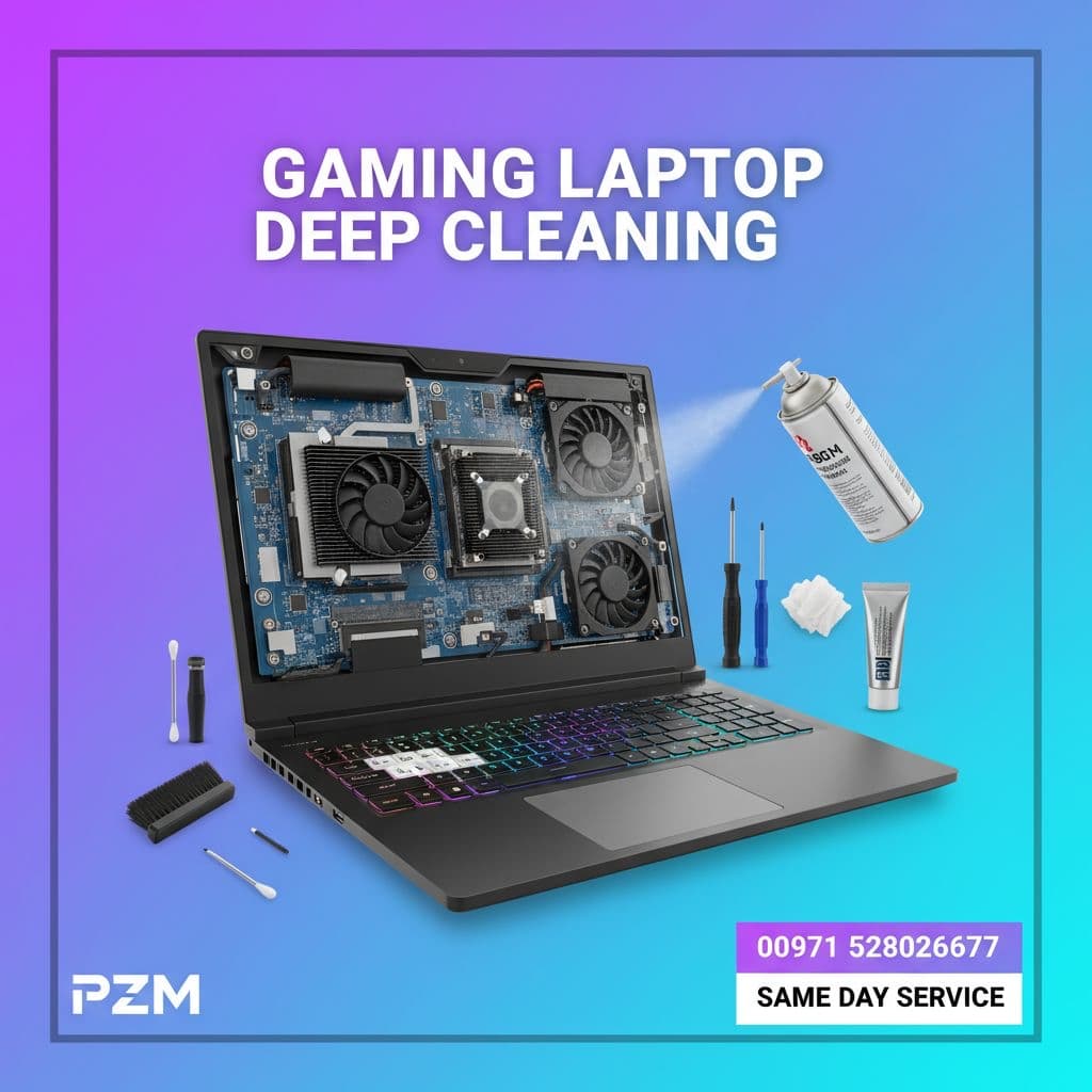 Gaming Laptop Deep Cleaning Service