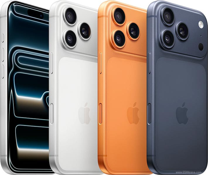 iPhone 17 Pro Max All Colors - Silver, Cosmic Orange, Deep Blue